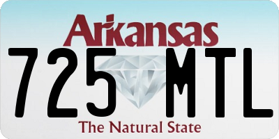 AR license plate 725MTL