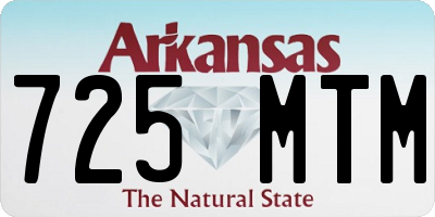 AR license plate 725MTM