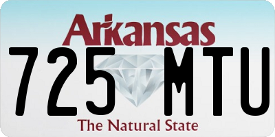 AR license plate 725MTU