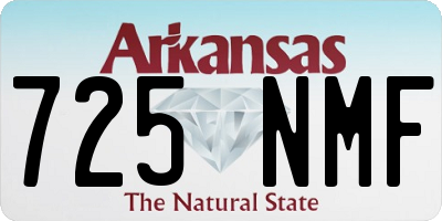 AR license plate 725NMF