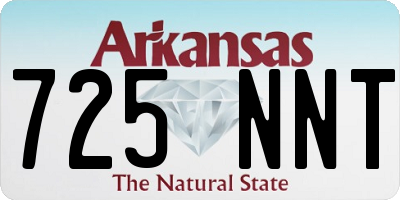 AR license plate 725NNT