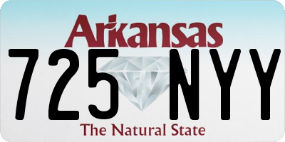 AR license plate 725NYY