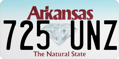 AR license plate 725UNZ