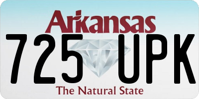 AR license plate 725UPK