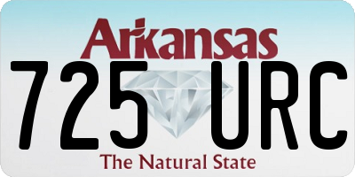 AR license plate 725URC
