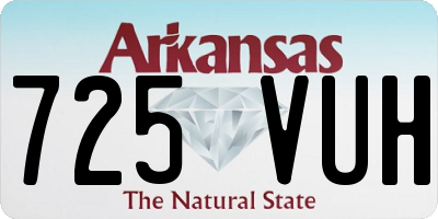 AR license plate 725VUH