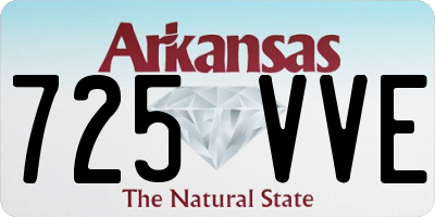 AR license plate 725VVE
