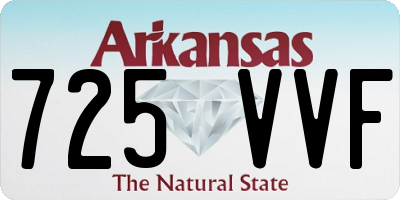 AR license plate 725VVF