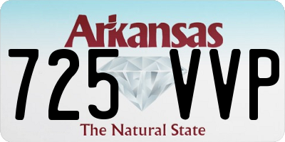 AR license plate 725VVP