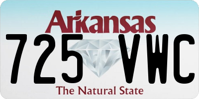 AR license plate 725VWC