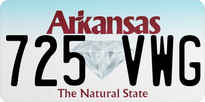AR license plate 725VWG