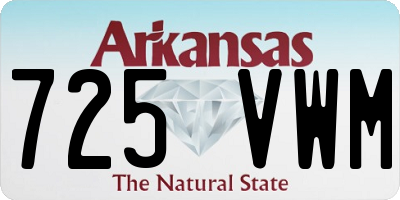 AR license plate 725VWM