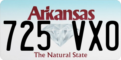 AR license plate 725VXO