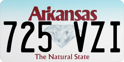 AR license plate 725VZI