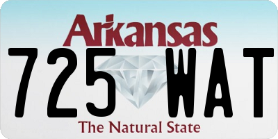 AR license plate 725WAT