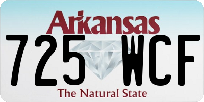 AR license plate 725WCF