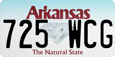 AR license plate 725WCG