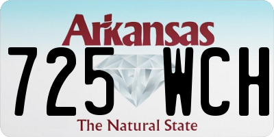 AR license plate 725WCH