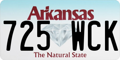 AR license plate 725WCK