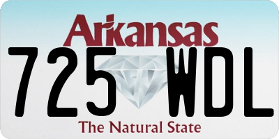 AR license plate 725WDL