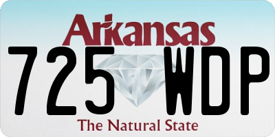 AR license plate 725WDP