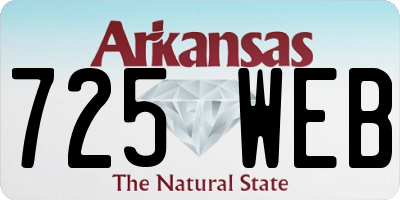 AR license plate 725WEB