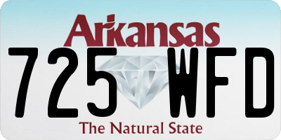 AR license plate 725WFD