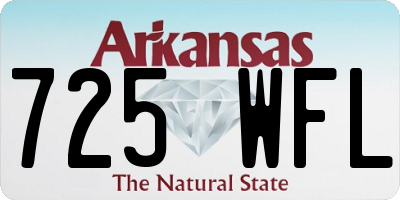 AR license plate 725WFL