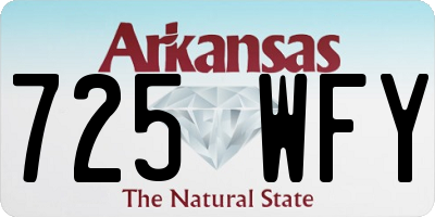 AR license plate 725WFY
