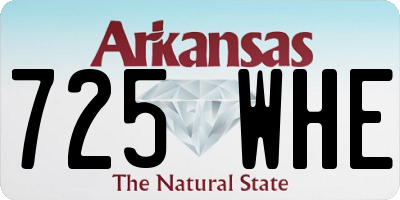 AR license plate 725WHE