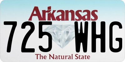 AR license plate 725WHG