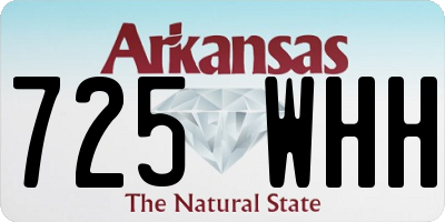 AR license plate 725WHH