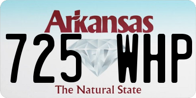 AR license plate 725WHP