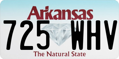 AR license plate 725WHV