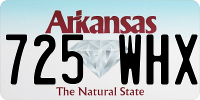 AR license plate 725WHX
