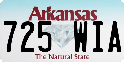 AR license plate 725WIA