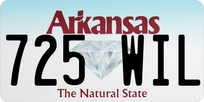 AR license plate 725WIL