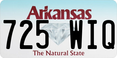 AR license plate 725WIQ
