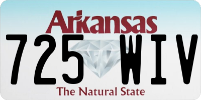 AR license plate 725WIV