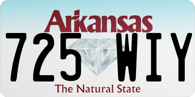 AR license plate 725WIY