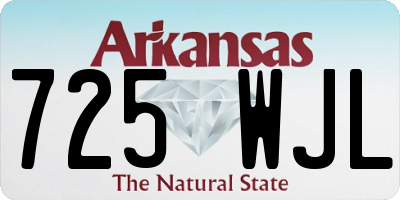 AR license plate 725WJL