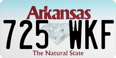 AR license plate 725WKF