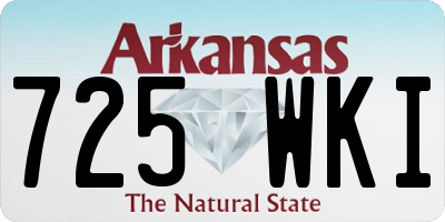 AR license plate 725WKI
