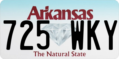 AR license plate 725WKY