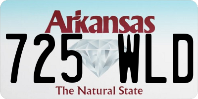 AR license plate 725WLD
