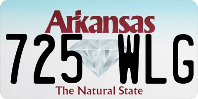 AR license plate 725WLG