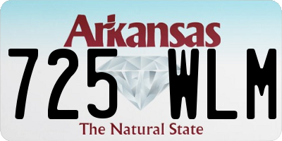 AR license plate 725WLM