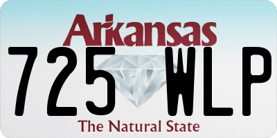 AR license plate 725WLP