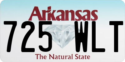 AR license plate 725WLT