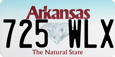 AR license plate 725WLX